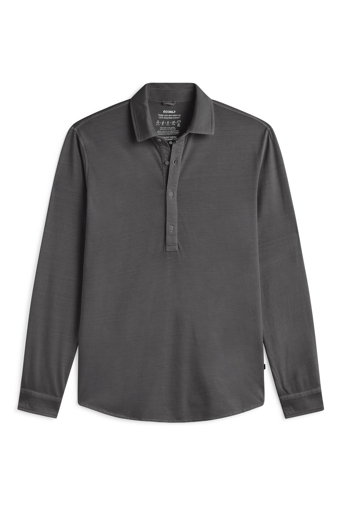 camisa-will-de-ecoalf-gris-oscuro-100-algod-n-reciclado-fit-regular image 5