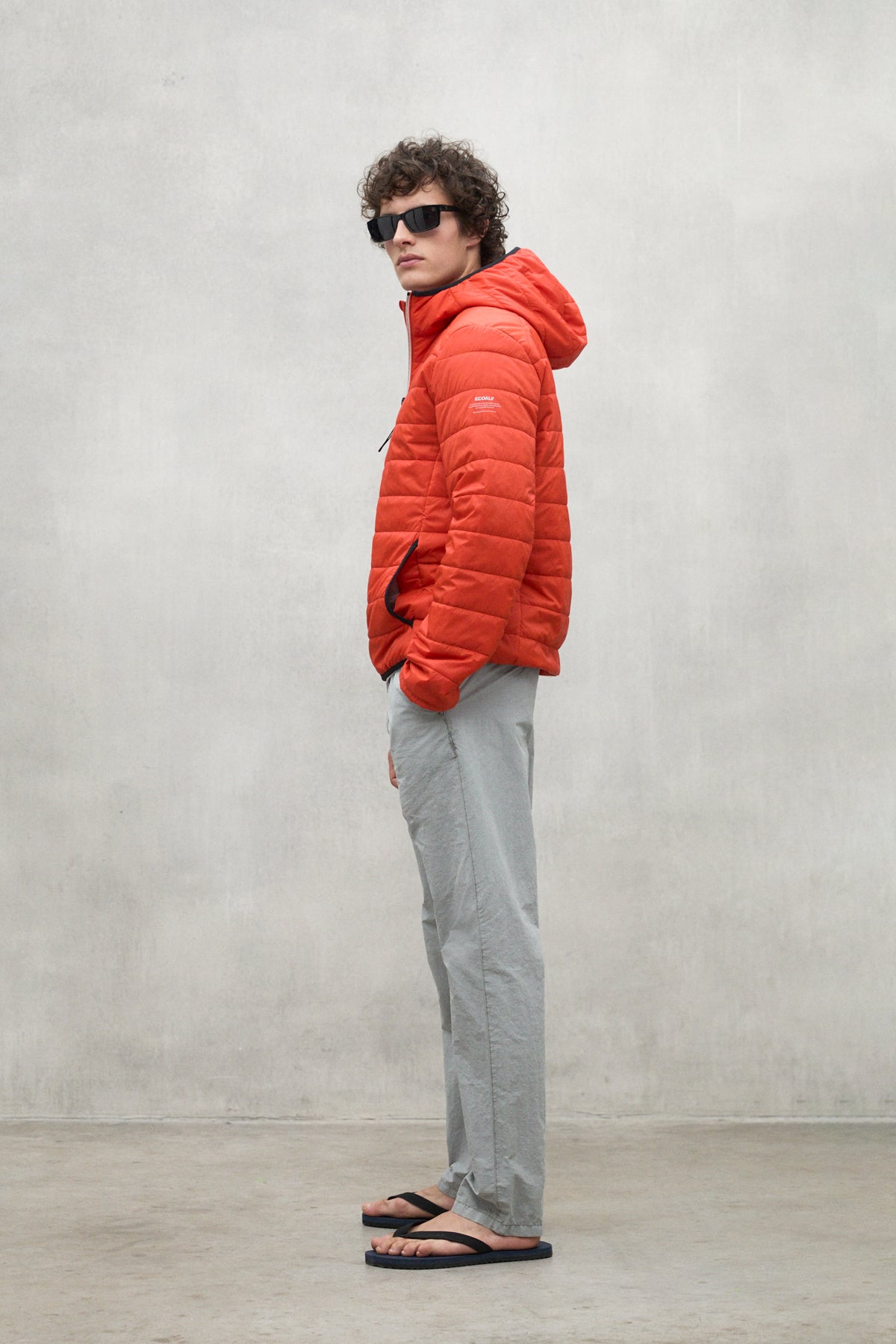 ecoalf-chaqueta-atlantico-naranja-de-hombre-poliamida-reciclada-ultraligera-repe image 3