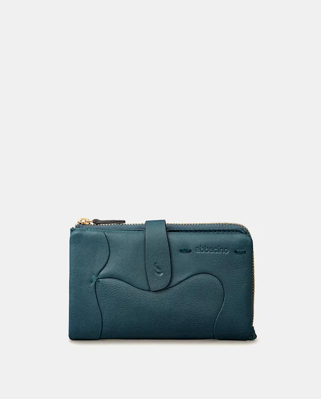abbacino-cartera-mediana-azul-en-piel-de-mujer image 1