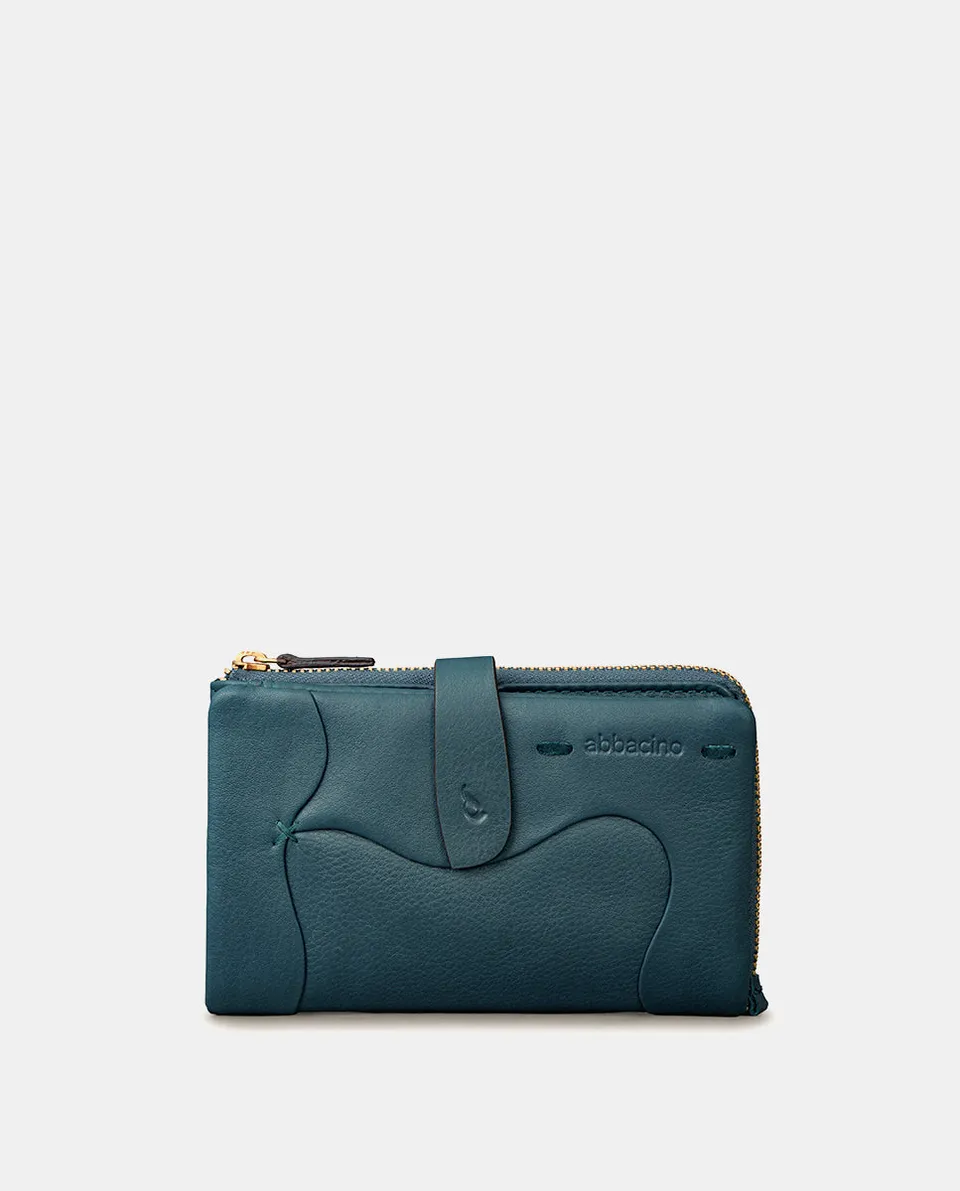abbacino-cartera-mediana-azul-en-piel-de-mujer image 1