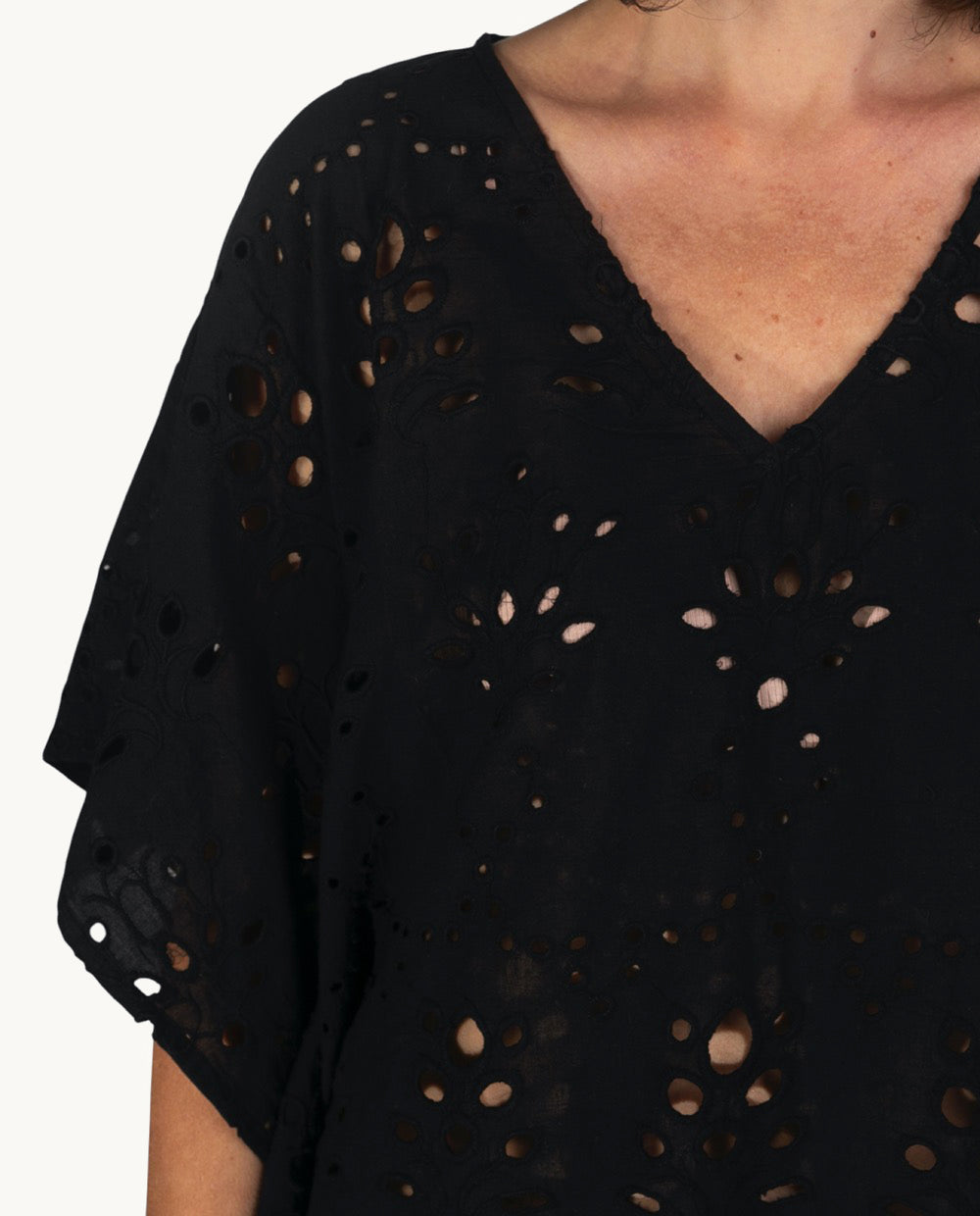 kurta-kbas-de-algod-n-talla-nica-color-negro image 3