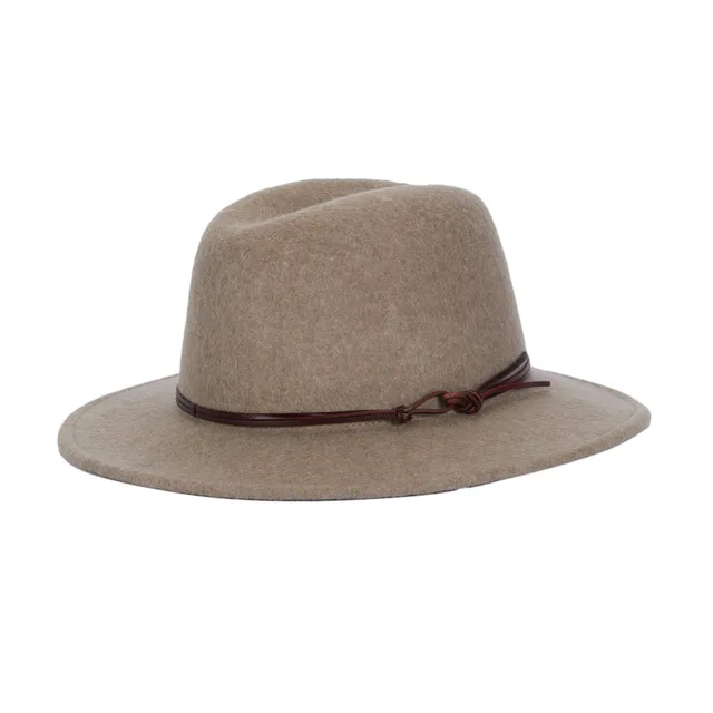 parfois-sombrero-fedora-de-lana-gris-con-cinta-mujer image 1