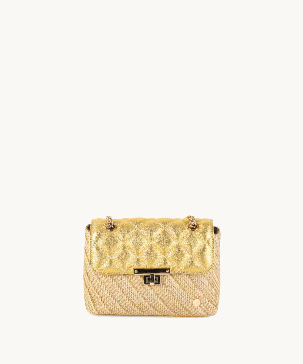 coctail-dalila-bandolera-kbas-de-pu-y-rafia-oro image 1