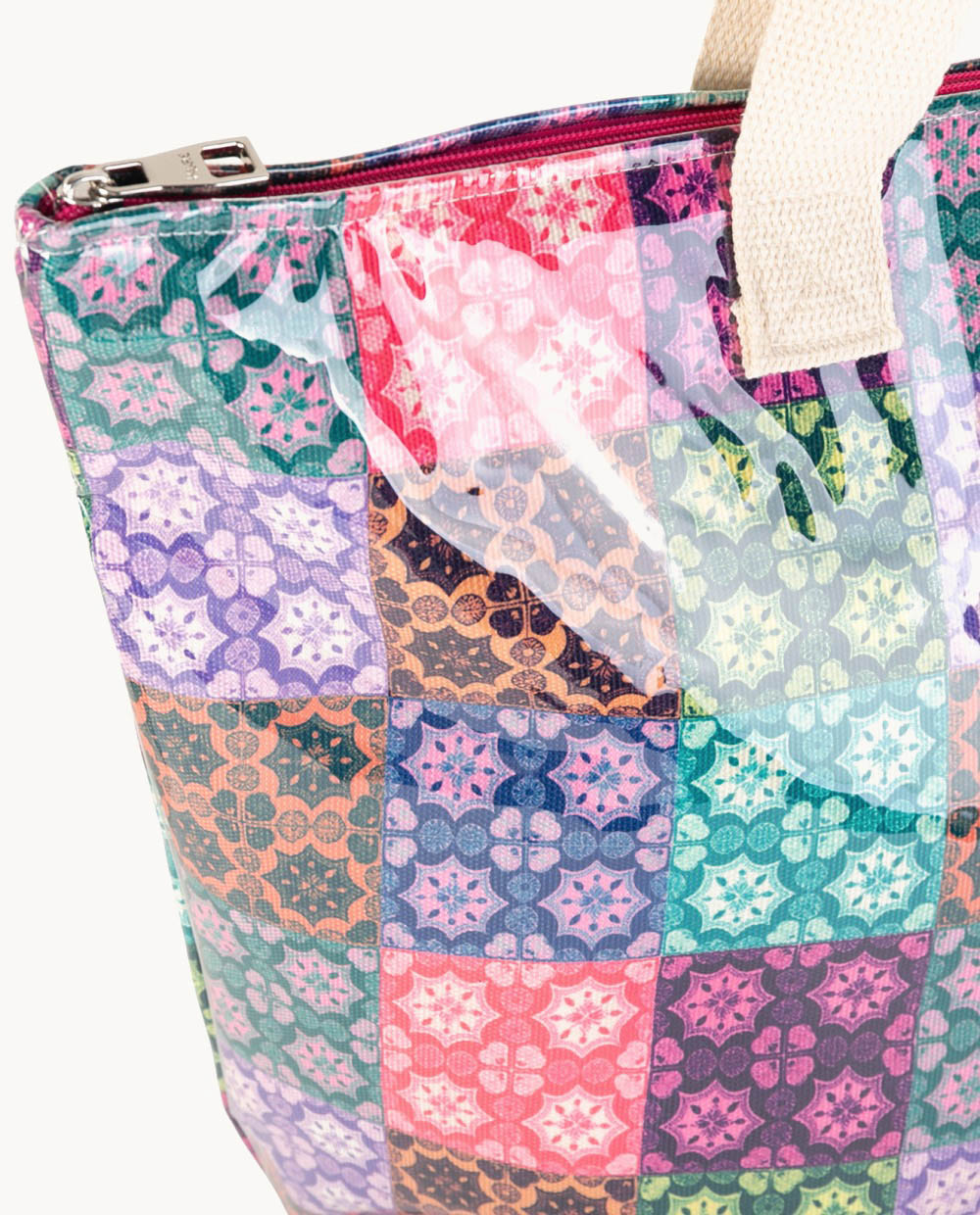 bolso-de-playa-lona-plastificada-kbas-cremallera-dise-o-tnico-50-de-descuento image 3