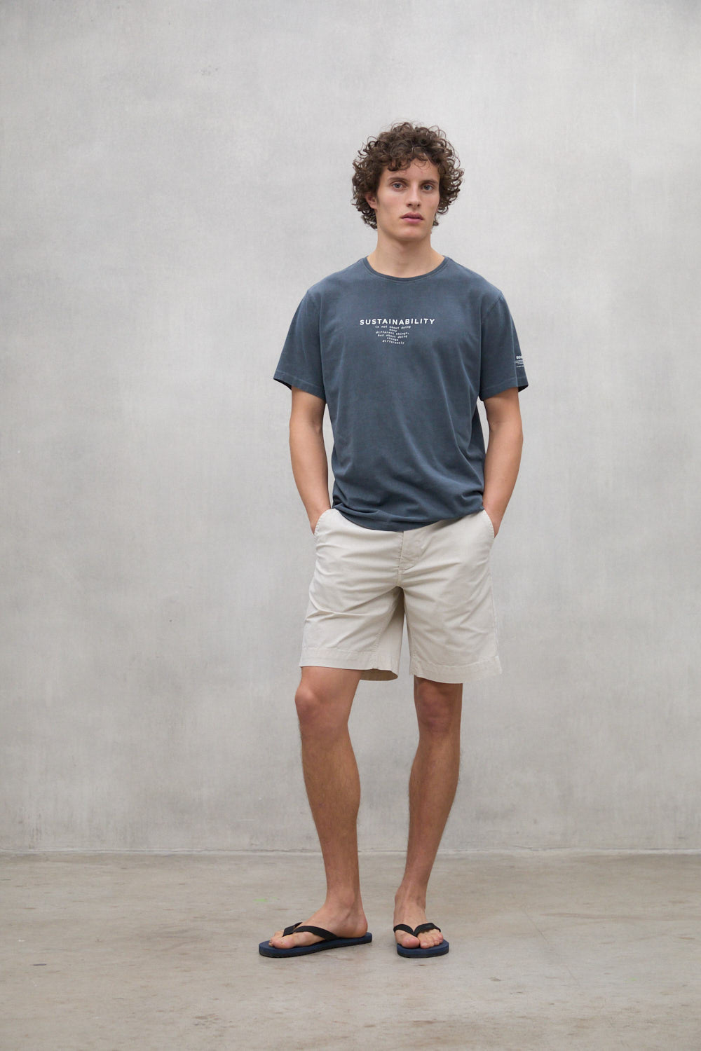 ecoalf-camiseta-puhi-azul-50-algod-n-org-nico-y-50-reciclado-estampado-sostenibi image 1