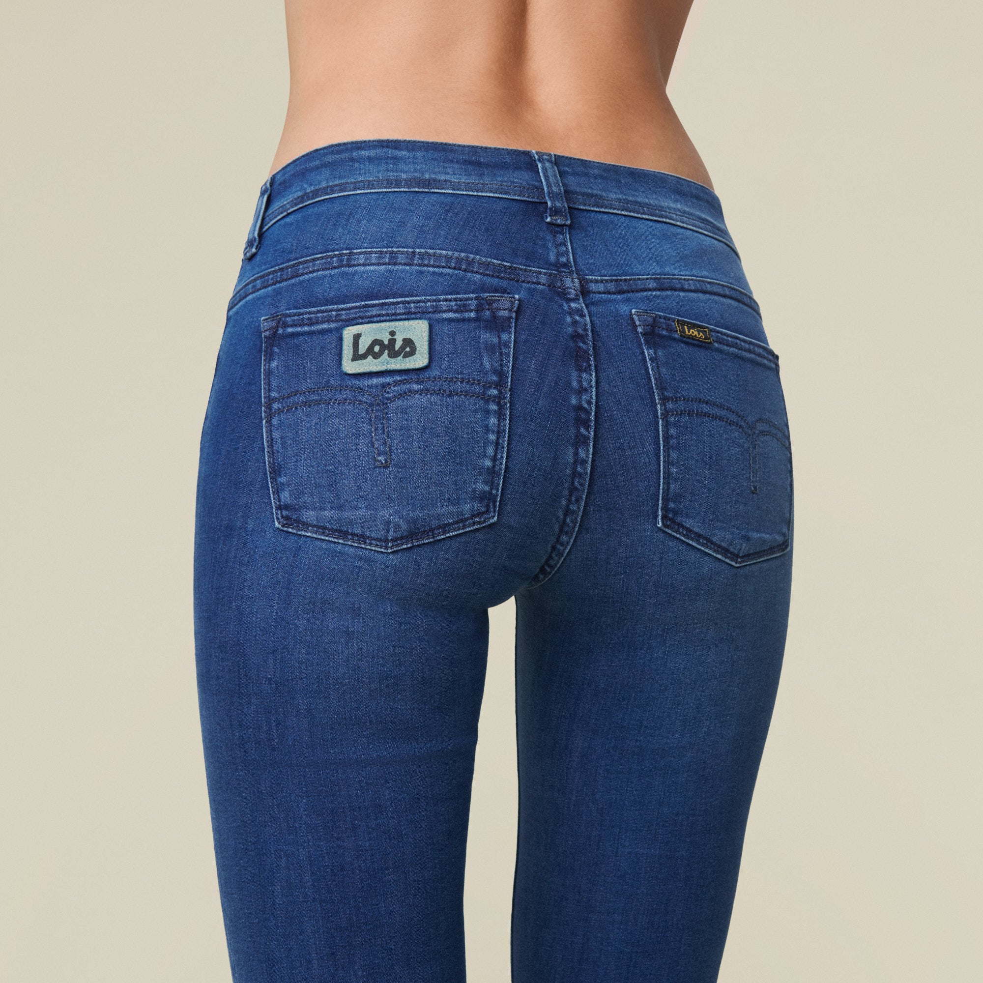lois-melrose-pantal-n-de-mujer-tiro-alto-mezcla-algod-n-modal-tallas-24-31 image 4