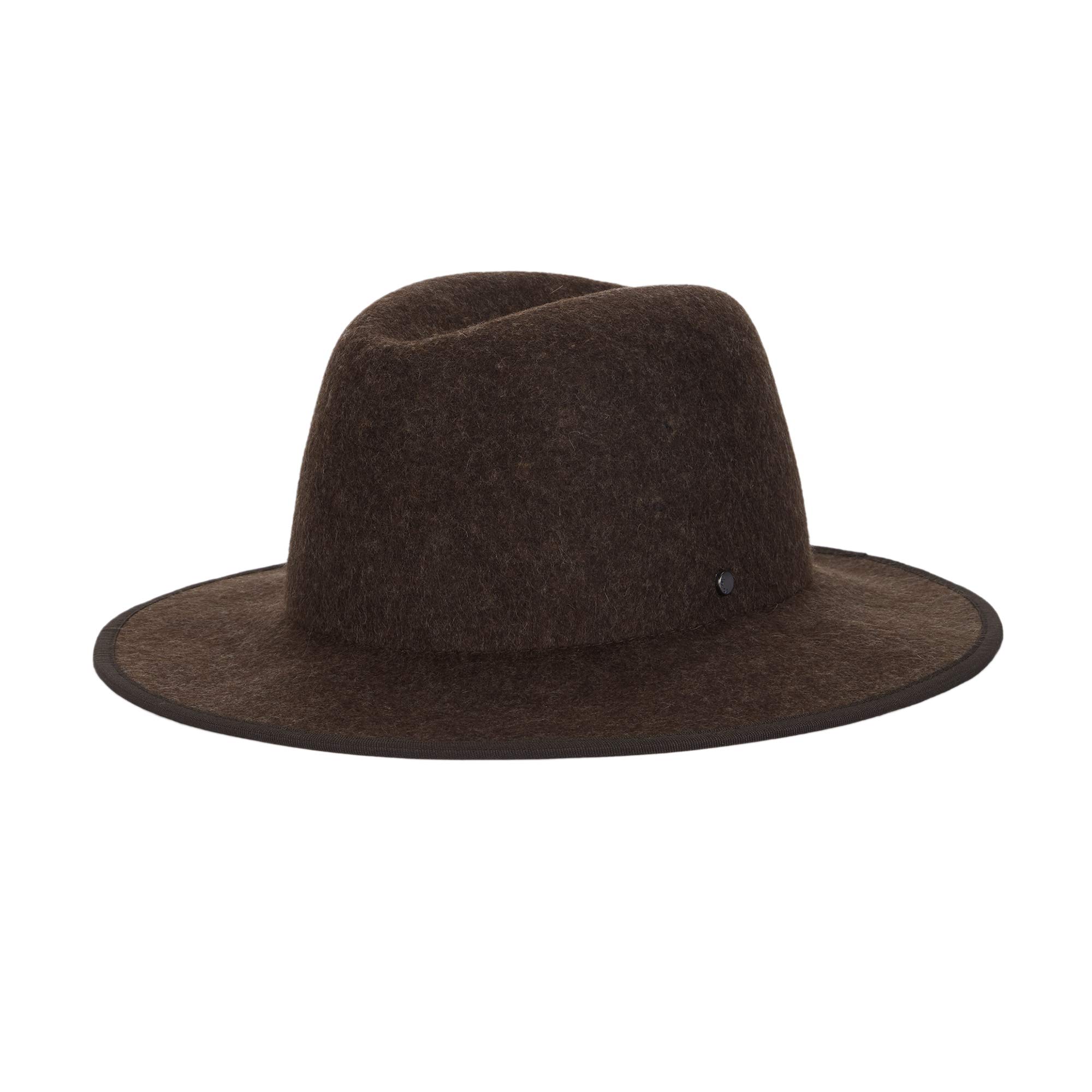 parfois-sombrero-fedora-de-lana-verde-oscuro-mujer image 1