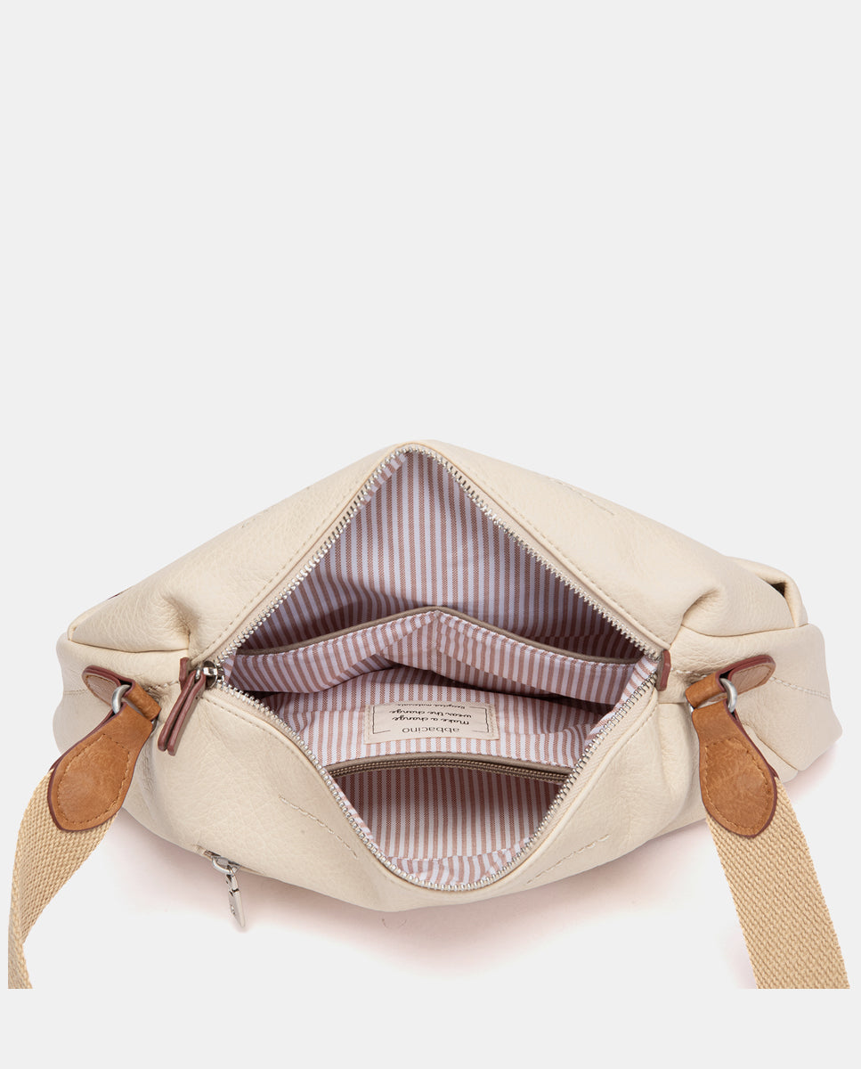 abbacino-bandolera-beige-sport-casual-materiales-reciclados image 5