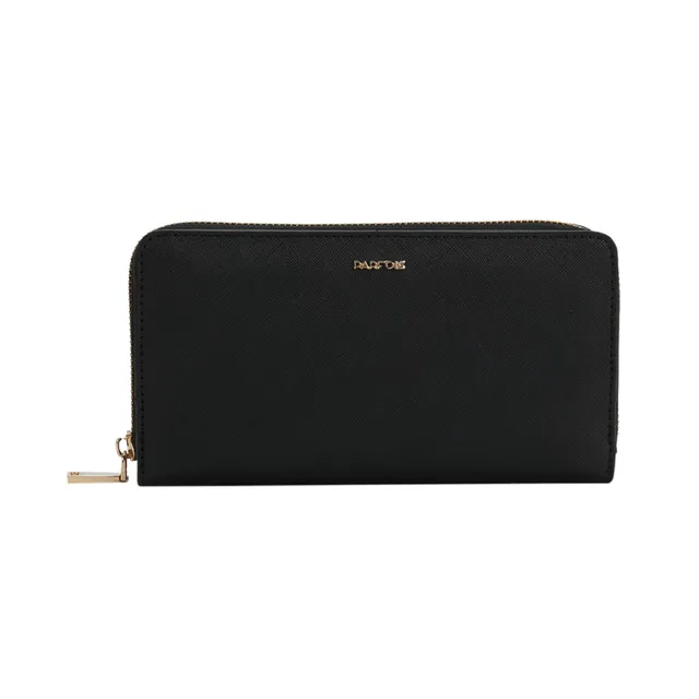 parfois-cartera-alargada-lisa-mujer-talla-l-negro image 1