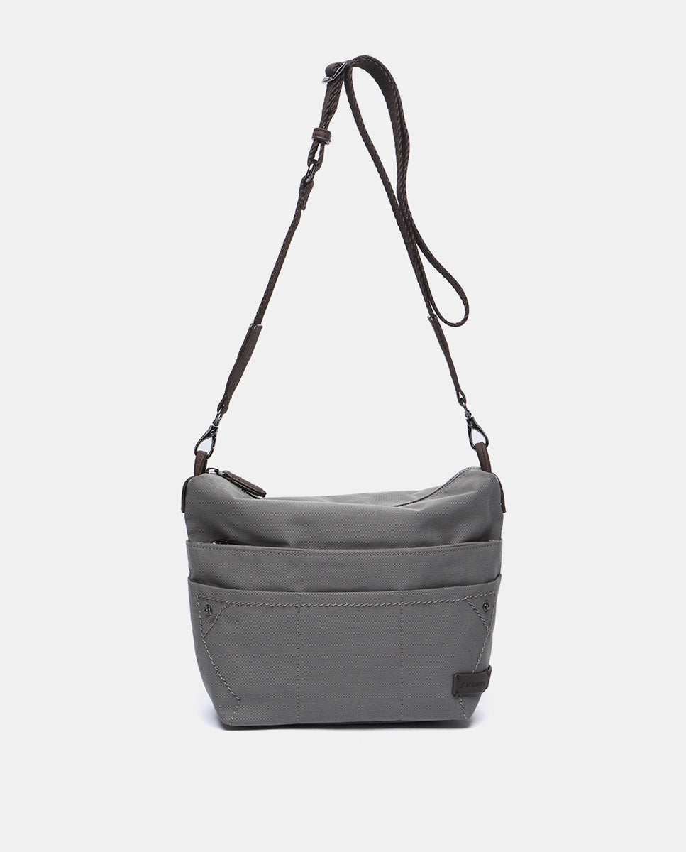 abbacino-bolso-organizer-gris-en-materiales-reciclados image 1