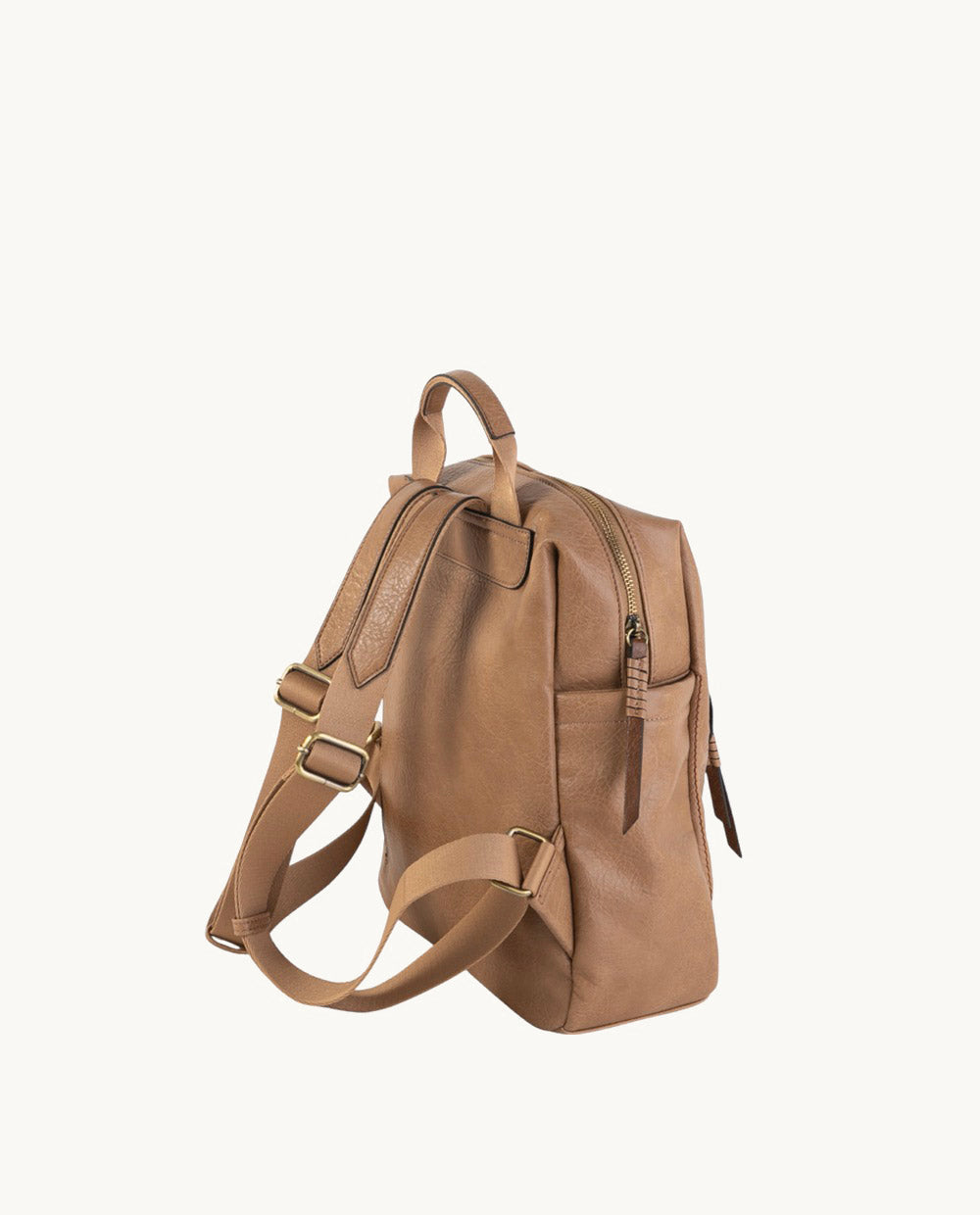 kbas-mochila-urban-corso-de-piel-sint-tica-color-camel-28x12x33-cm image 4