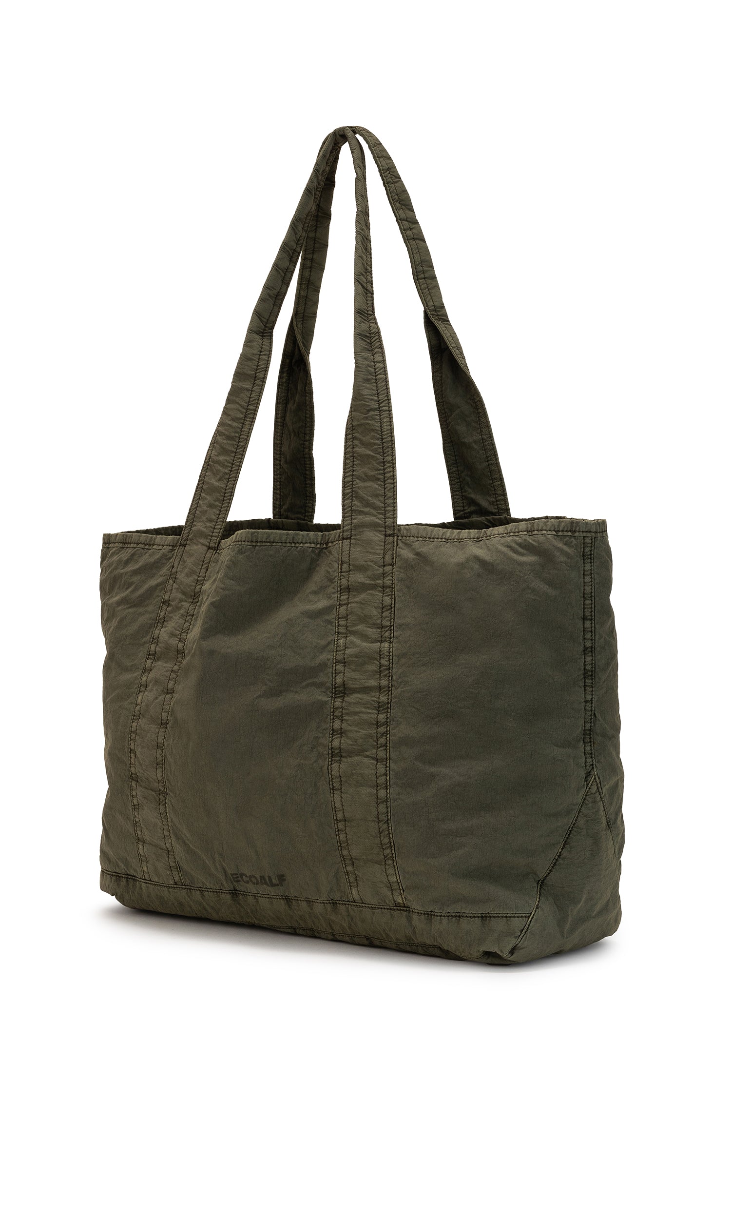 ecoalf-bolso-tote-rio-khaki-72-poliamida-reciclada-y-28-algod-n-org-nico-plegabl image 4