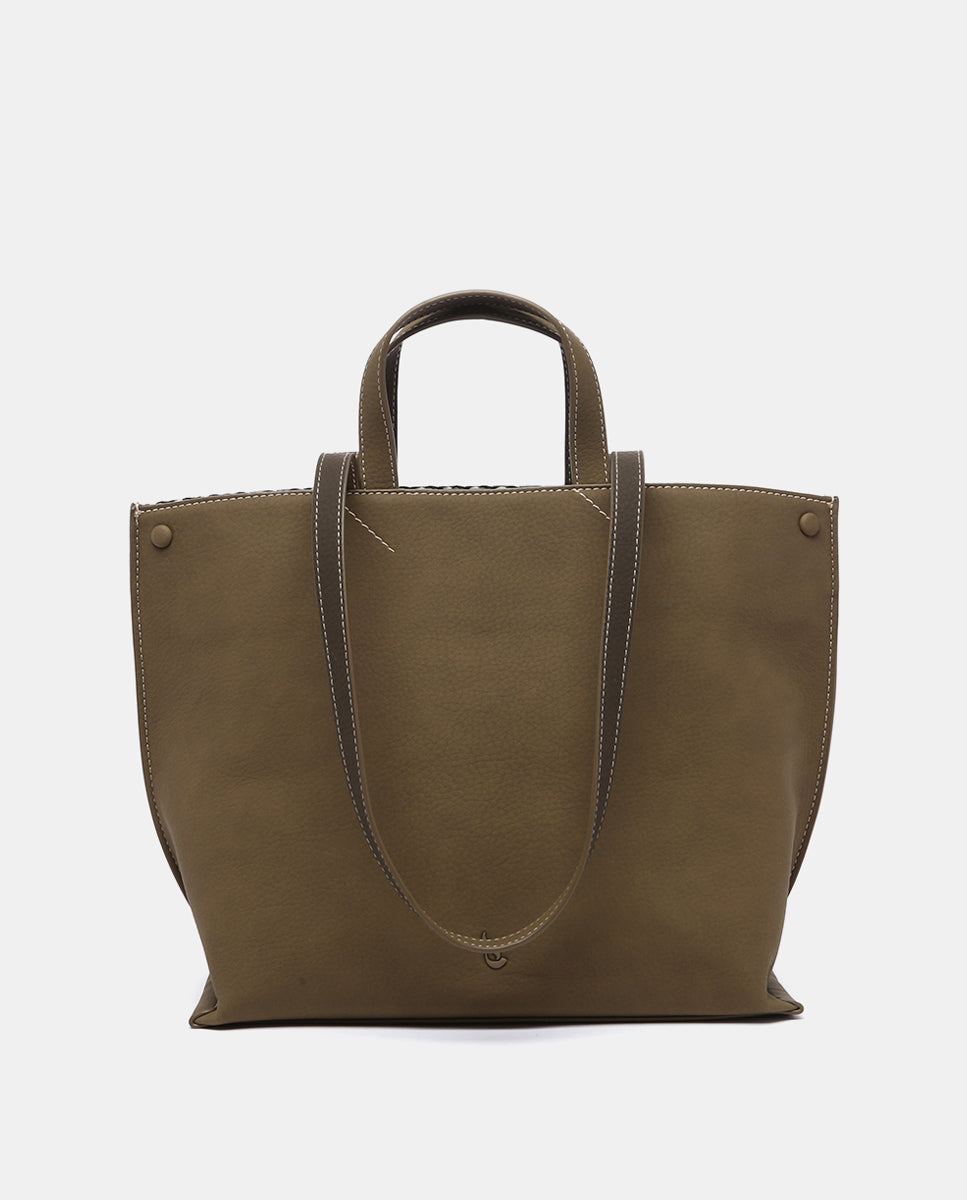 bolso-shopper-abbacino-verde-en-materiales-reciclados image 5