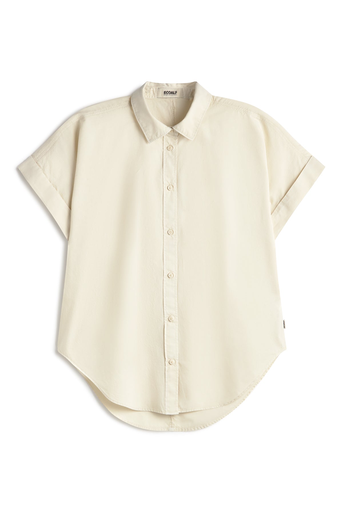 camisa-ecoalf-isabel-beige-de-algod-n-regenerativo-para-mujer image 6
