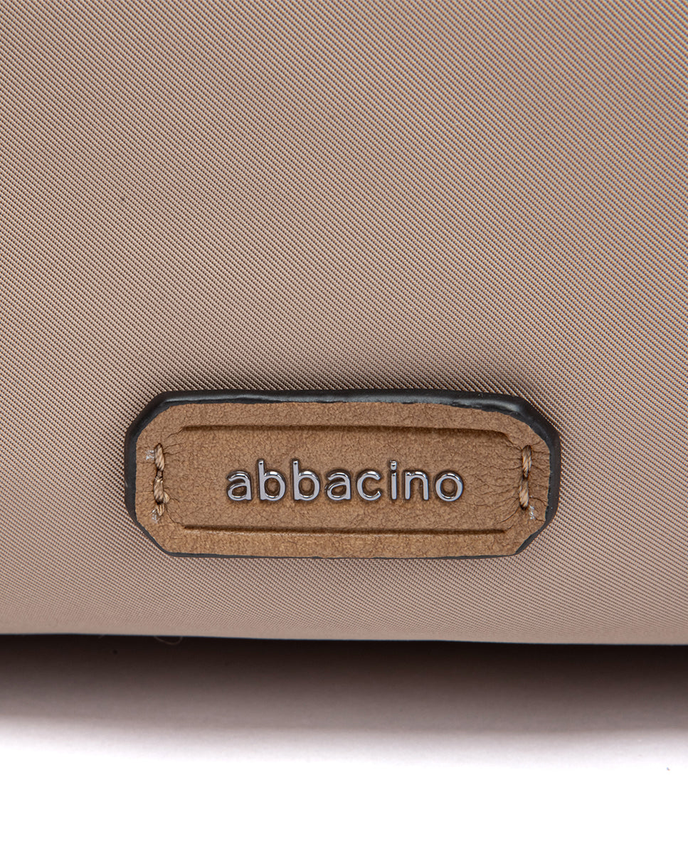 abbacino-bolso-de-viaje-reciclado-beige-deportivo image 8