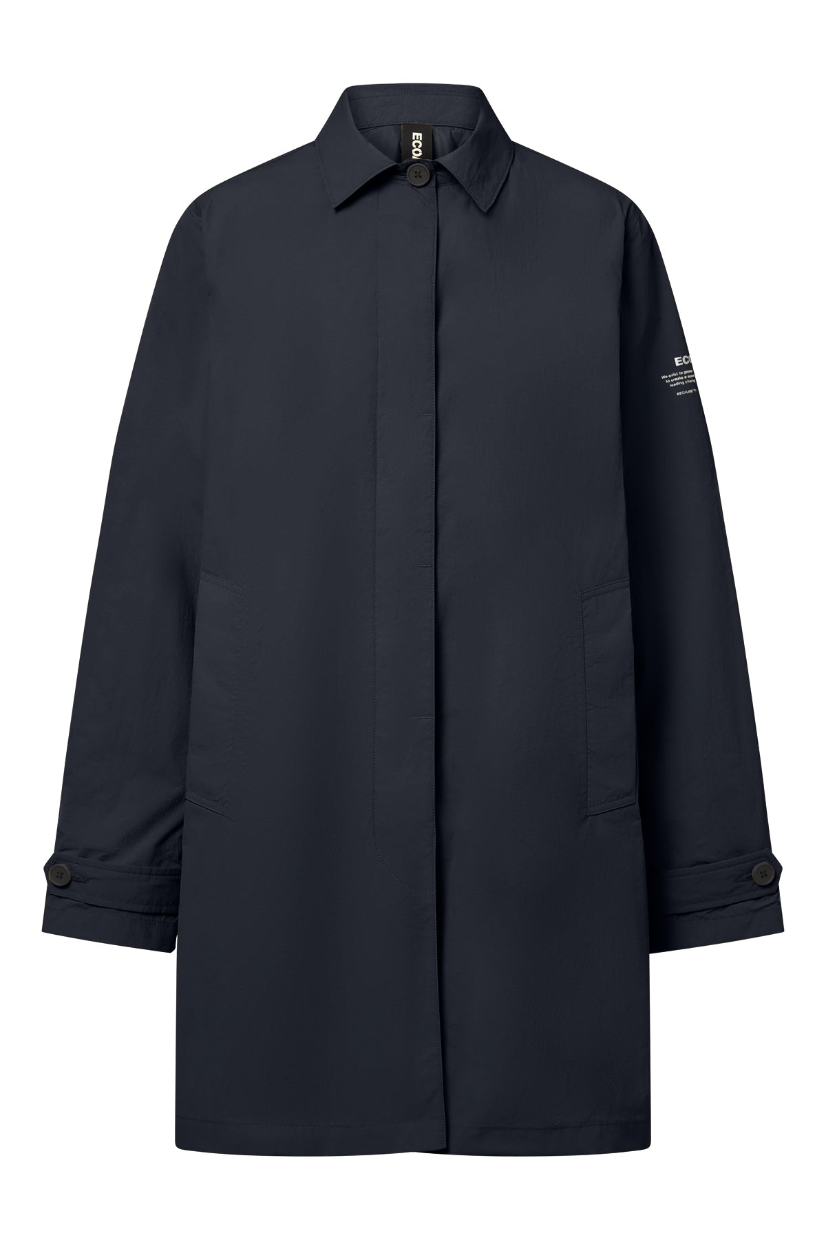 gabardina-packable-verne-ecoalf-de-poliamida-reciclada-para-mujer-azul-marino-fi image 8