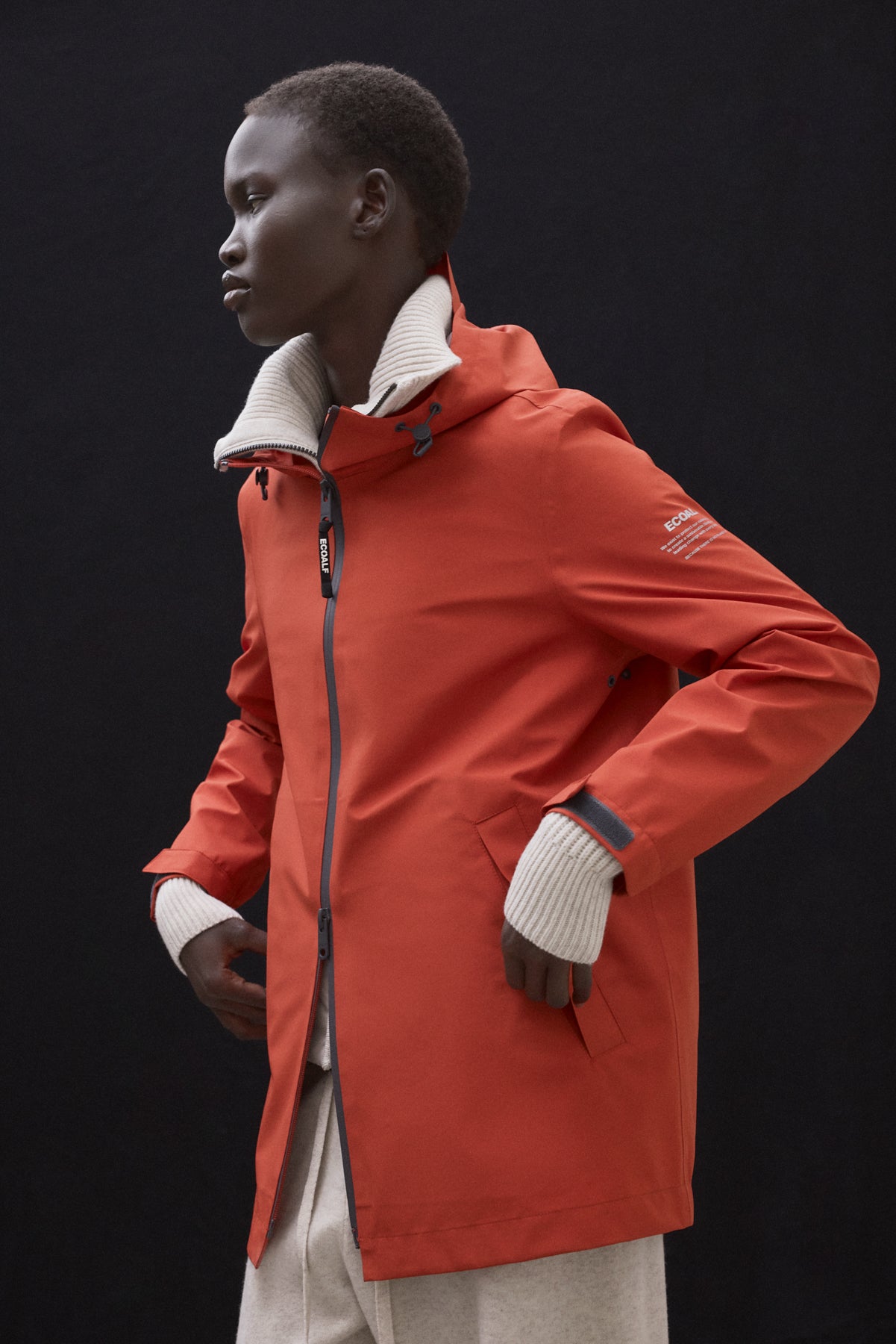 ecoalf-chaqueta-diluvio-naranja-para-mujer-impermeable-3k-transpirable-3k-100-po image 5
