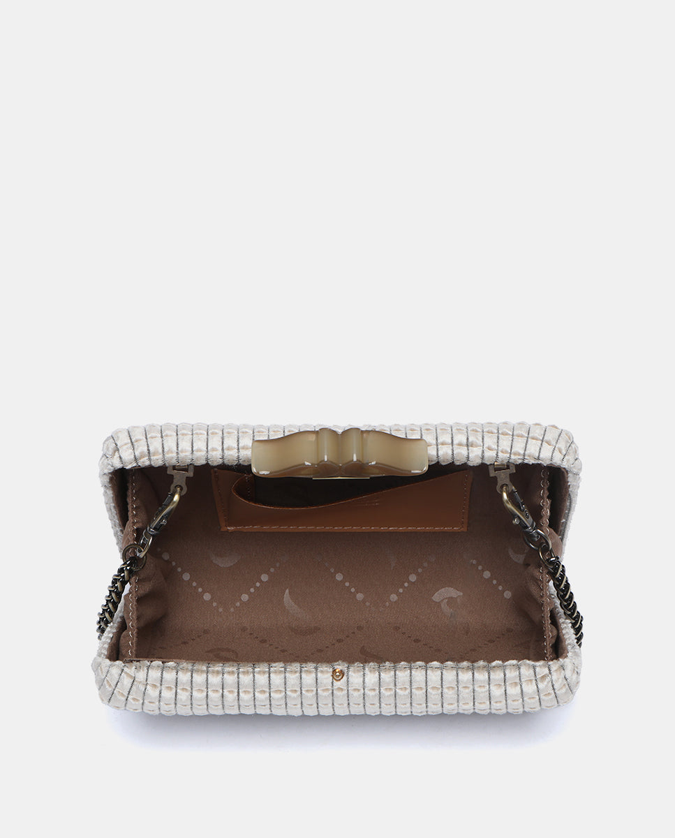 abbacino-clutch-fiesta-terciopelo-beige-geom-trico image 6