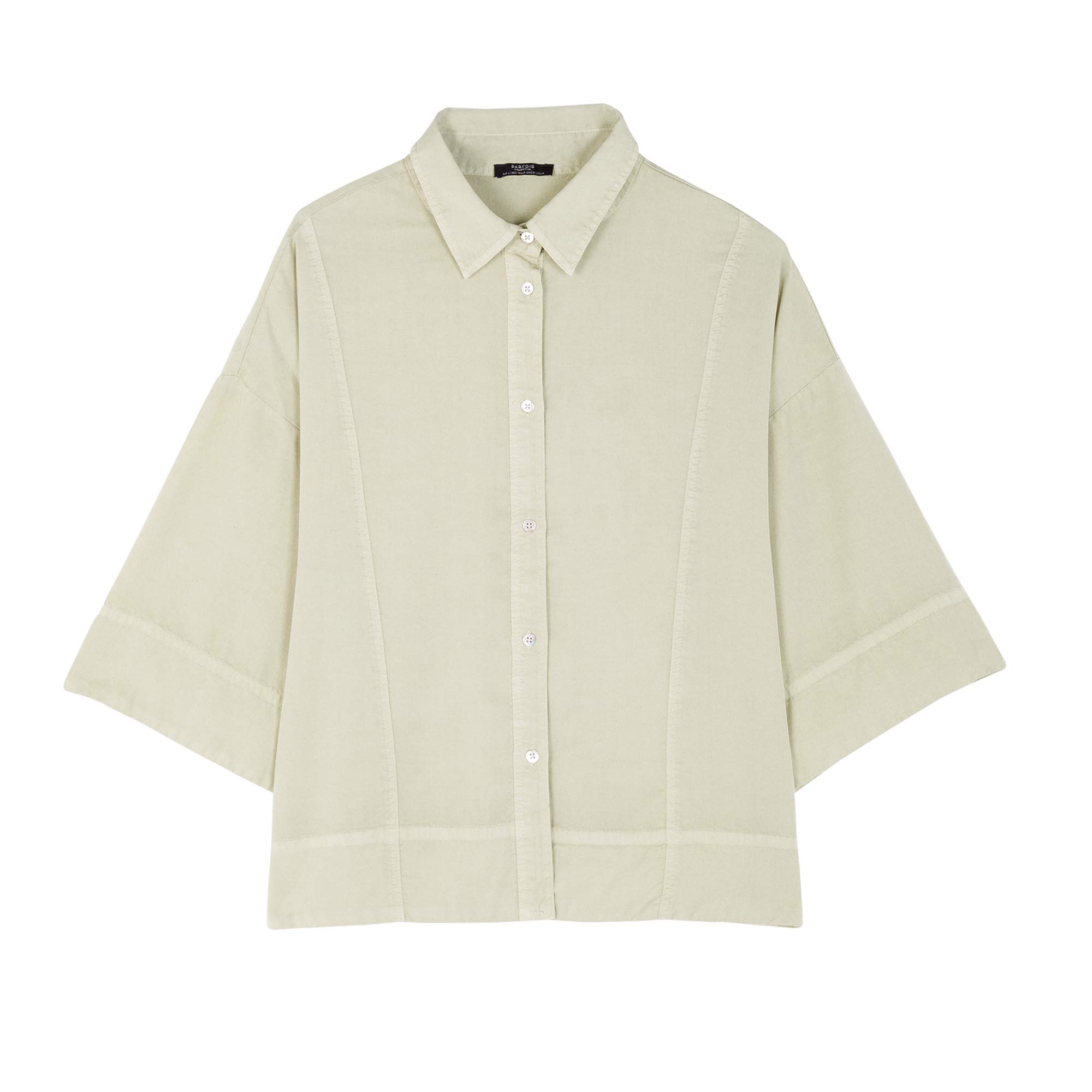 parfois-camisa-oversize-lyocell-mujer-2 image 1