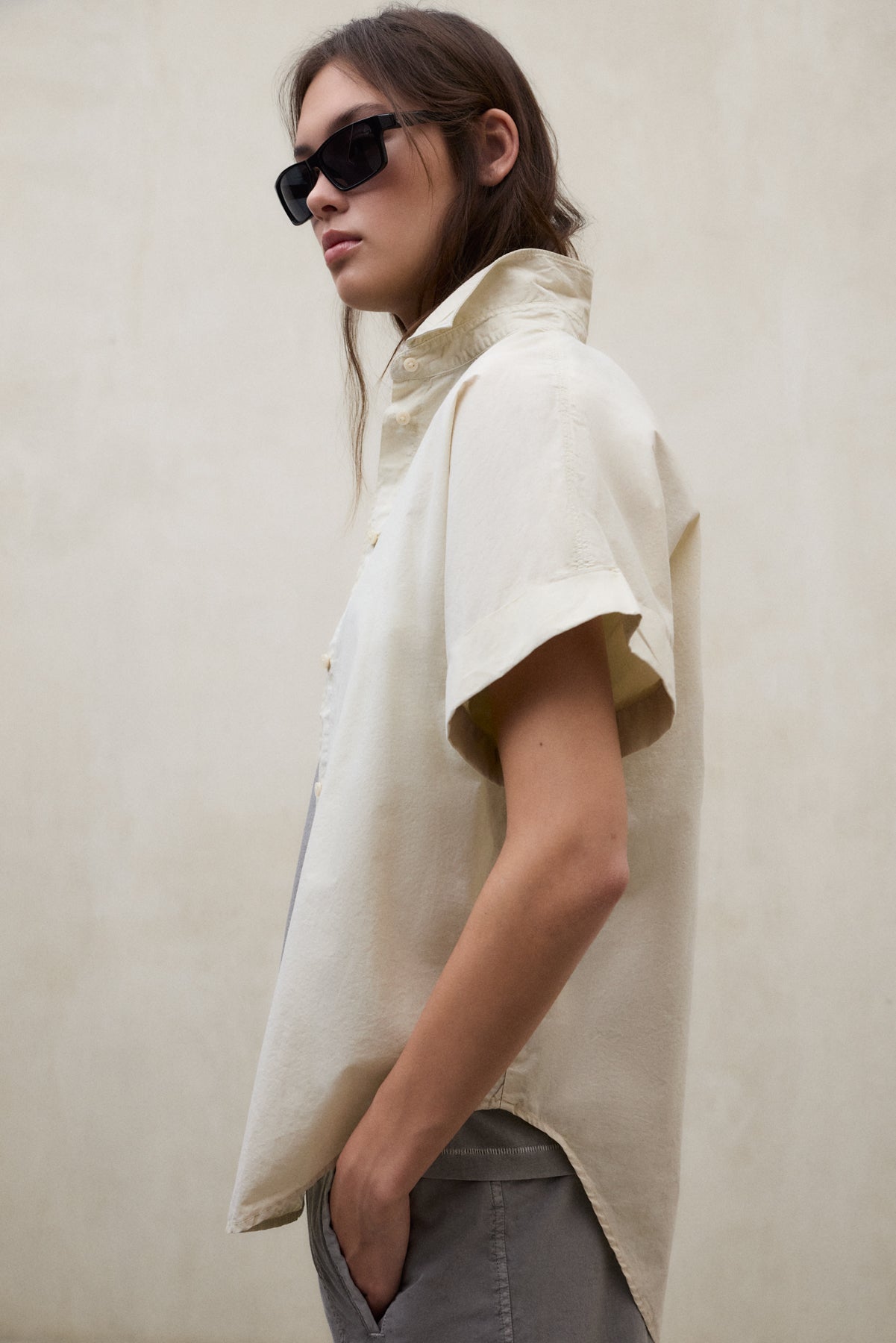 camisa-ecoalf-isabel-beige-de-algod-n-regenerativo-para-mujer image 5