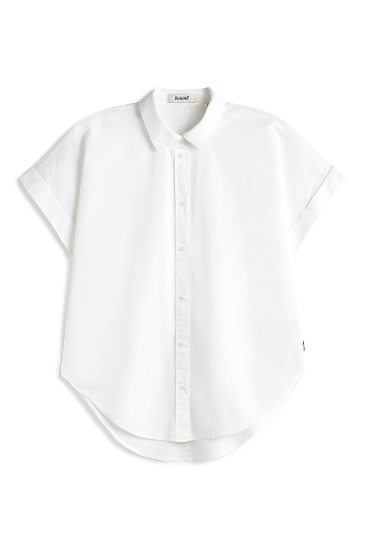 ecoalf-camisa-isabel-blanca-de-mujer-100-algod-n-regenerativo-manga-corta image 5