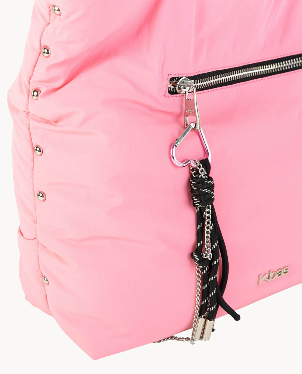 kbas-tote-nylon-cremallera-color-rosa image 5