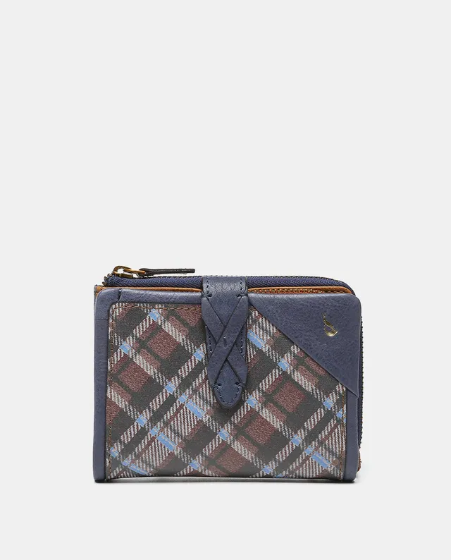 cartera-peque-a-azul-abbacino-piel-cuadros-escoceses image 1
