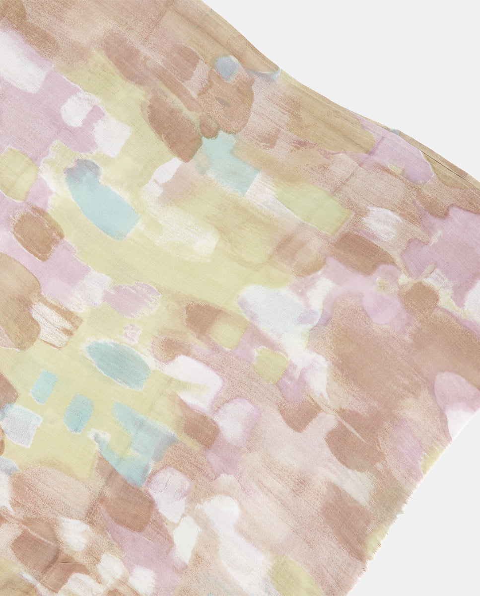 pa-uelo-de-viscosa-estampado-abstracto-verde-abbacino image 4