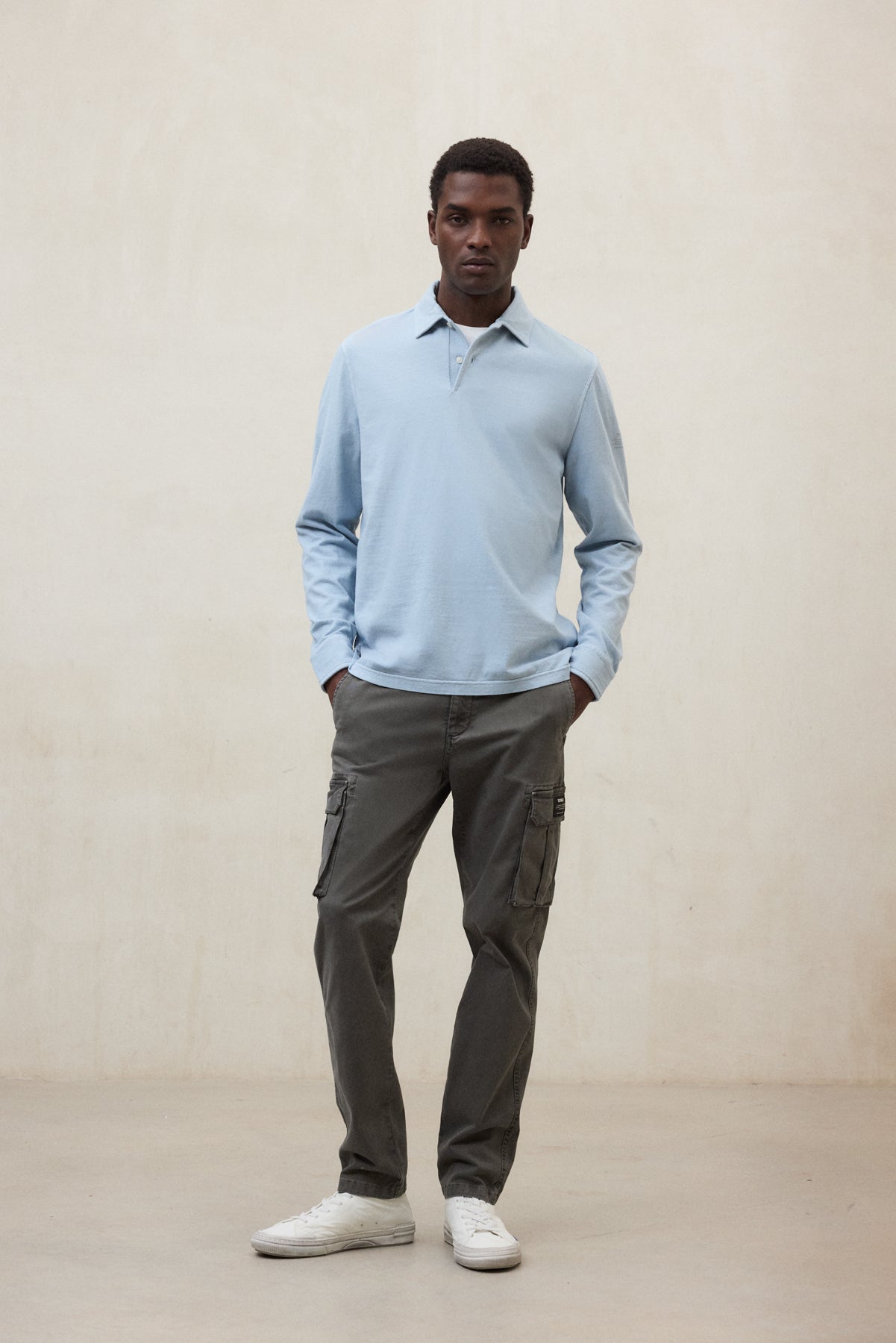 polo-ecoalf-patrick-azul-de-algod-n-reciclado-y-org-nico-para-hombre image 2