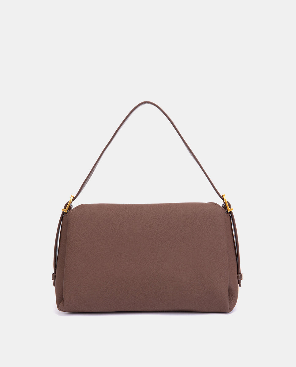 abbacino-bolso-hombro-marr-n-materiales-reciclados image 3