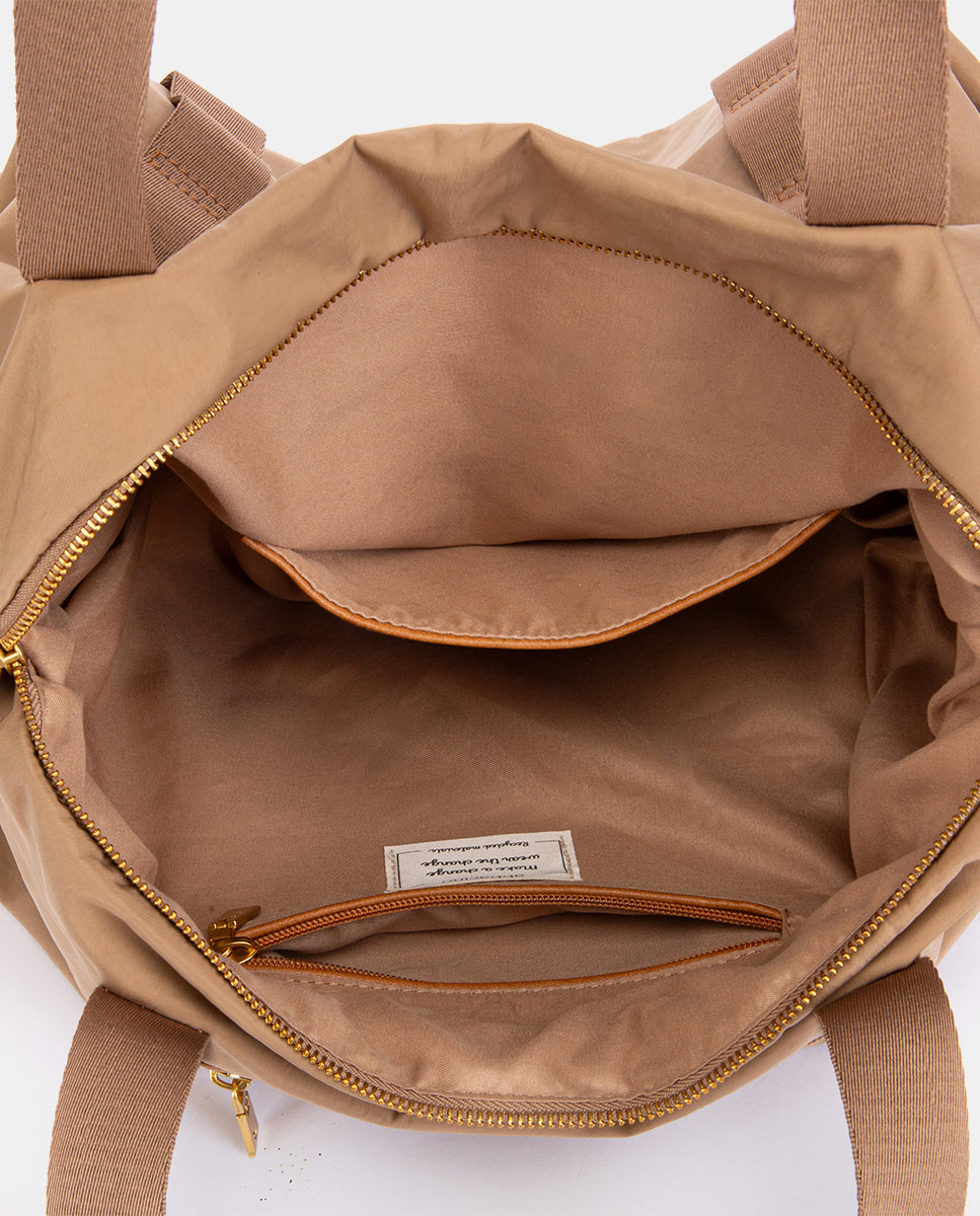 abbacino-bolso-shopper-beige-de-materiales-reciclados image 6