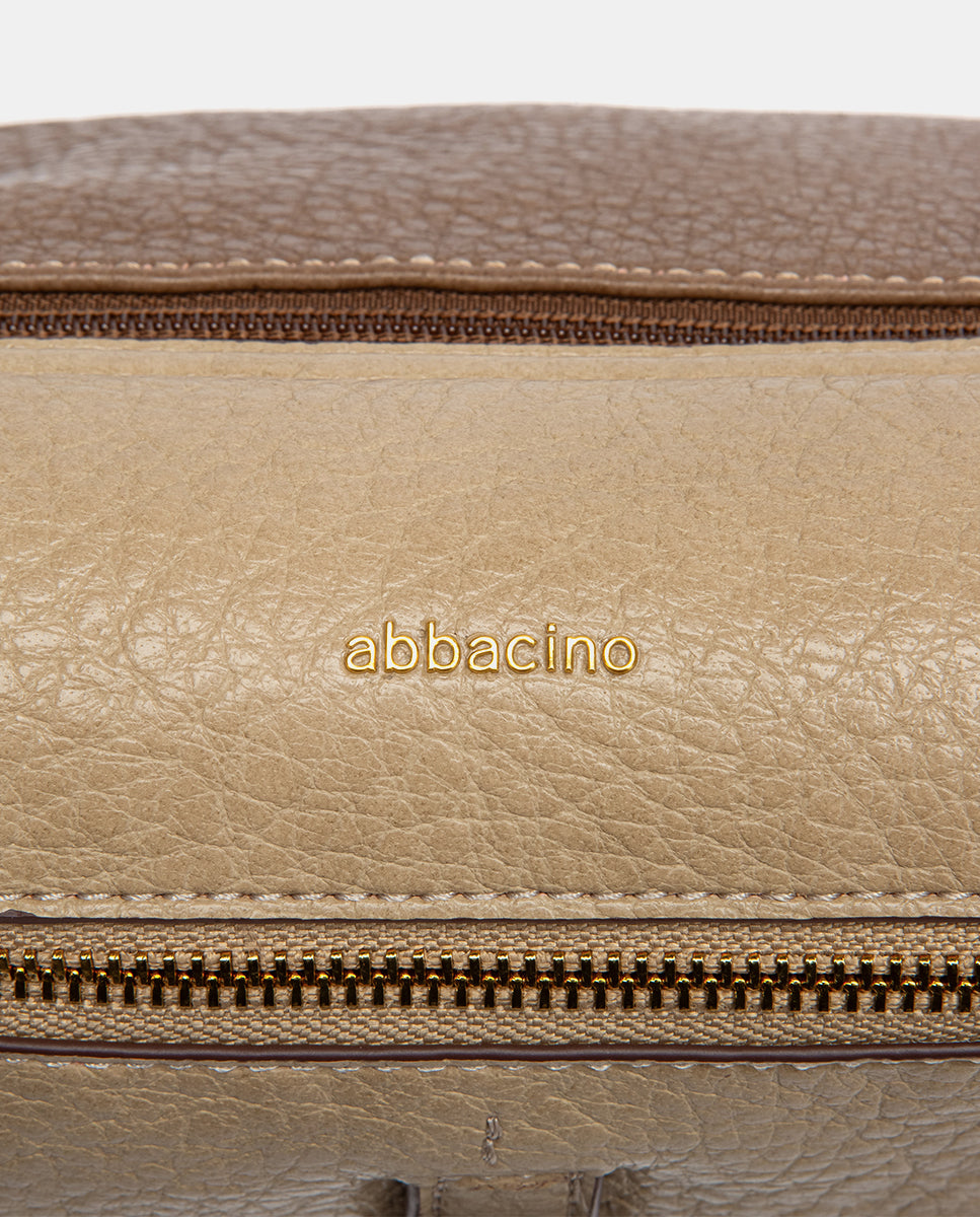 abbacino-bandolera-combinada-taupe-materiales-reciclados image 6