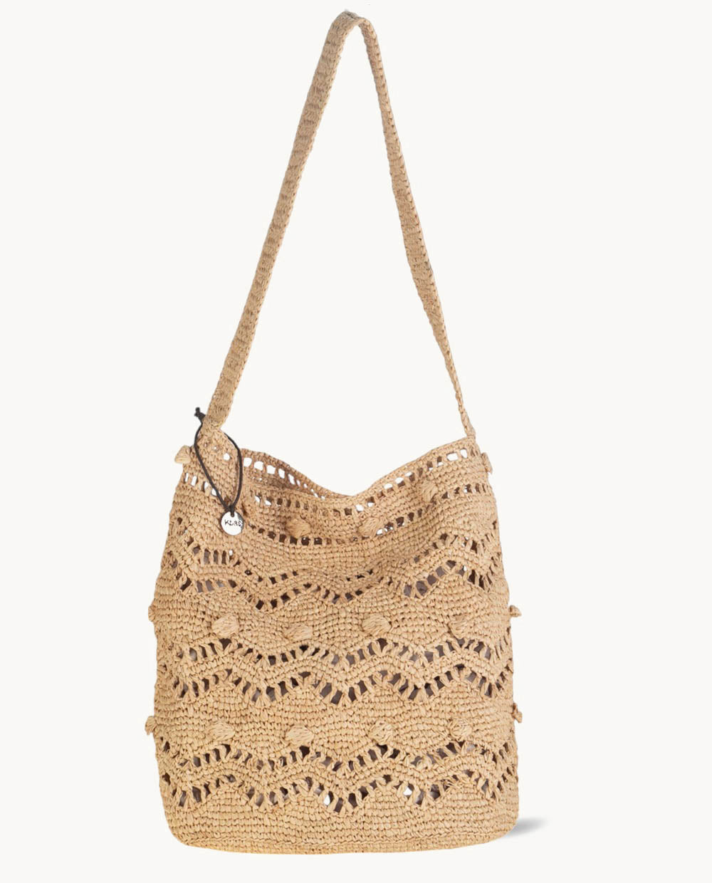 kbas-bolso-de-hombro-rafia-natural-cierre-magn-tico image 1