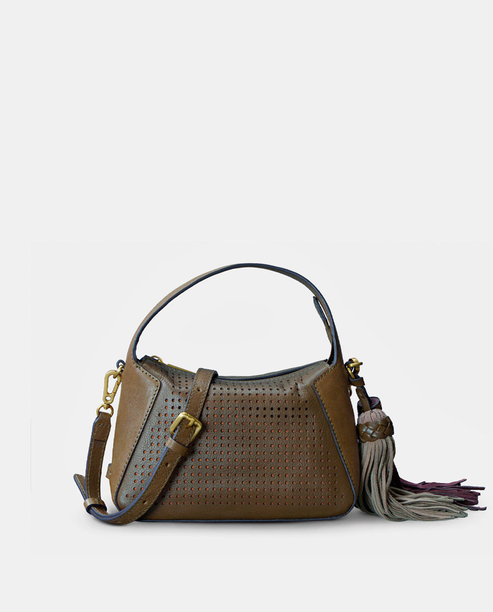 abbacino-bolso-de-mano-piel-troquelada-verde image 4