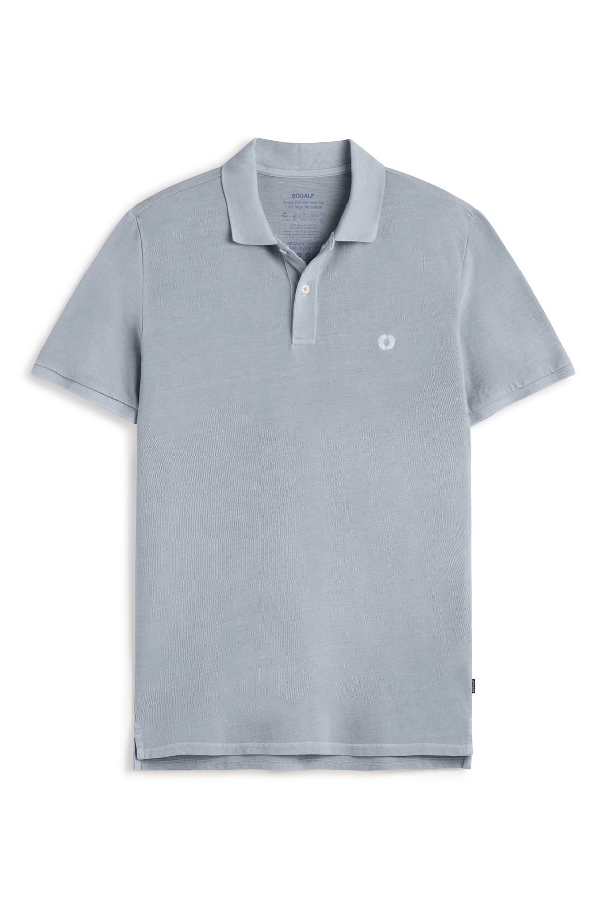 ecoalf-tedan-polo-regular-de-algod-n-reciclado-azul-claro image 4