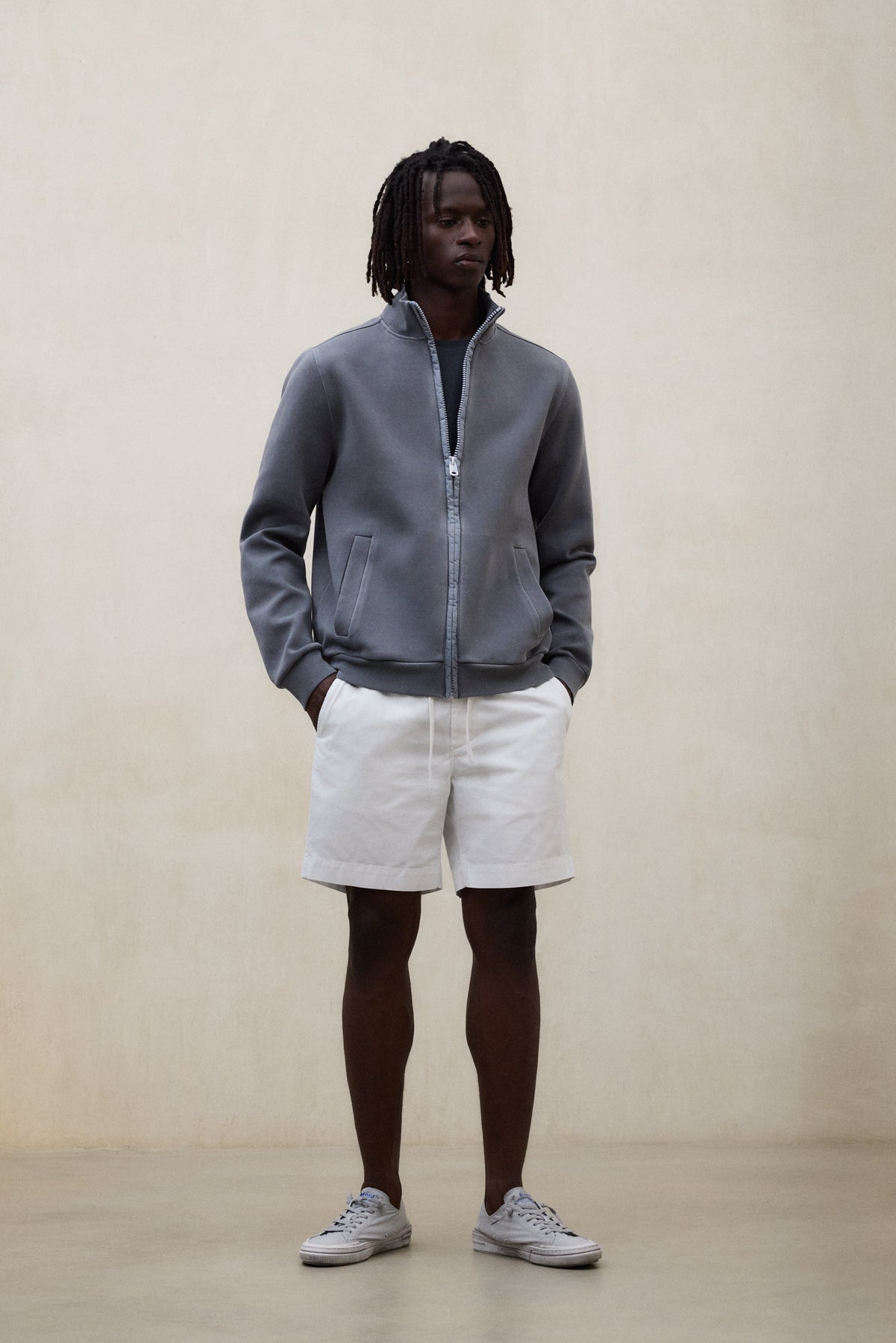 ecoalf-gus-chaqueta-de-neopreno-gris-oscuro-hombre image 2