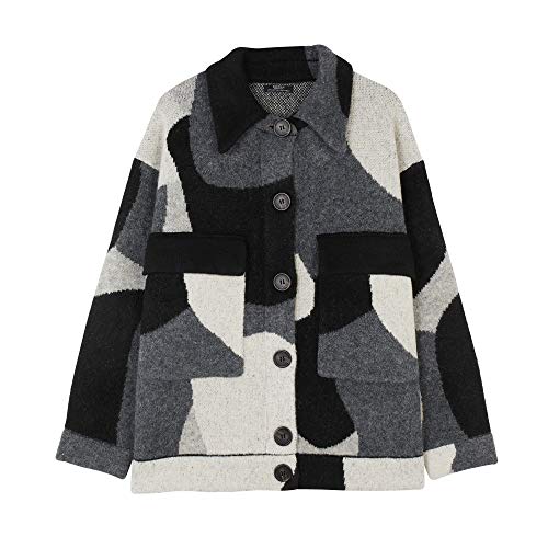 parfois-chaqueta-de-punto-estampada-con-botones-mujer image 6