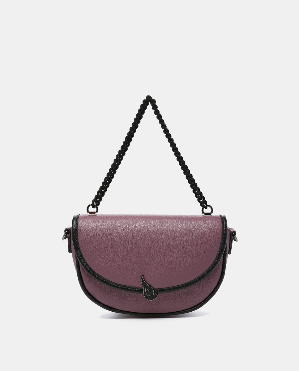 abbacino-bandolera-media-luna-morada-en-materiales-reciclados image 6