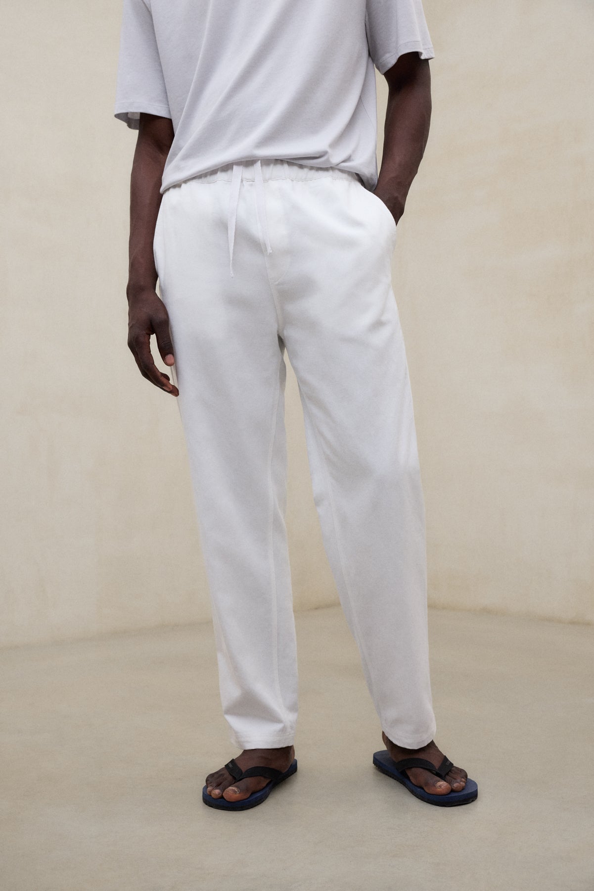 ecoalf-pantalones-gina-blanco image 2