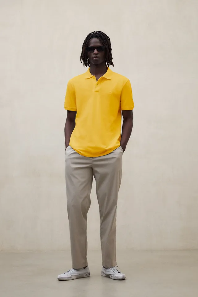 polo-ecoalf-tedan-de-piqu-en-algod-n-reciclado-color-amarillo-hombre-fit-regular image 1