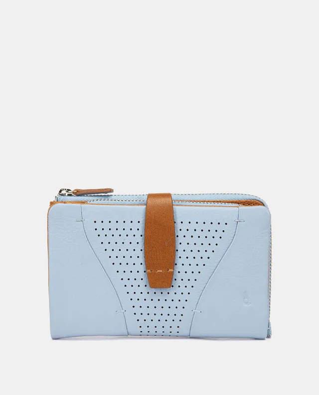 abbacino-cartera-mediana-piel-azul-claro-troquelada image 1