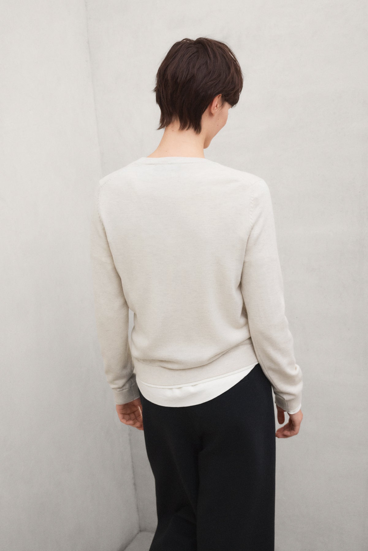 ecoalf-ares-jersey-mujer-beige image 3