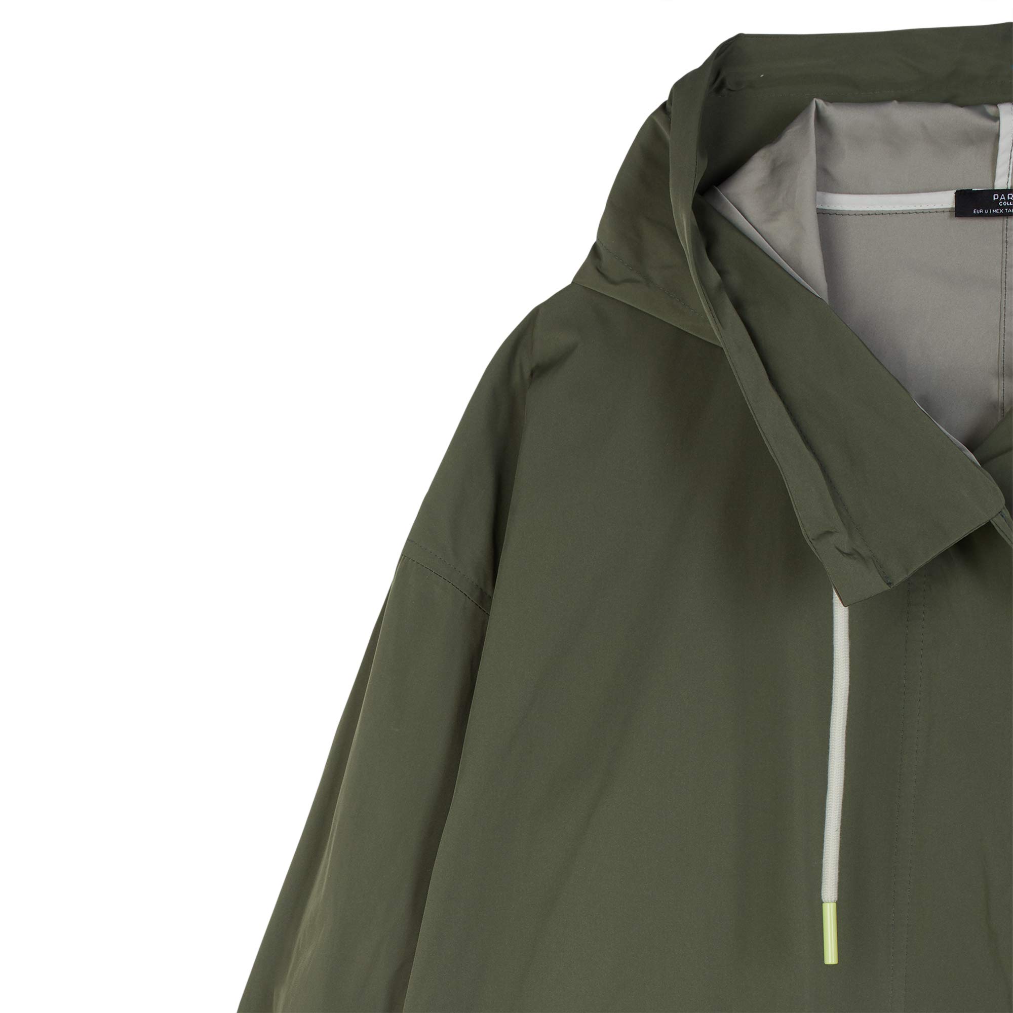 parfois-chaqueta-impermeable-caqui-mujer-talla-nica image 2
