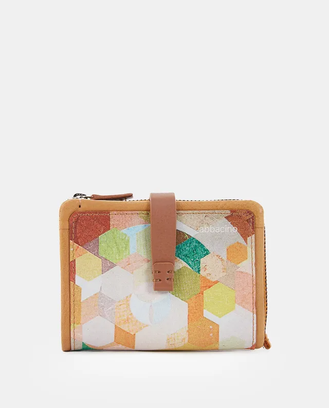 cartera-peque-a-de-piel-abbacino-con-estampado-geom-trico-mbar image 1