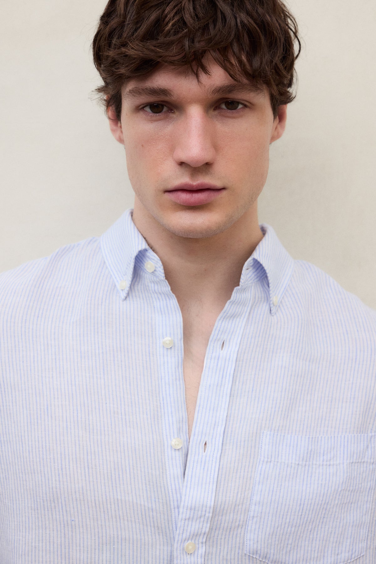 ecoalf-camisa-adan-azul-de-hombre image 4