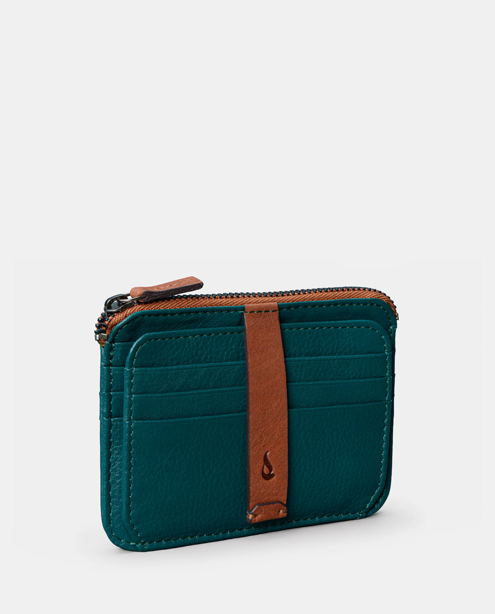 tarjetero-de-piel-abbacino-azul-bicolor-con-monedero image 3
