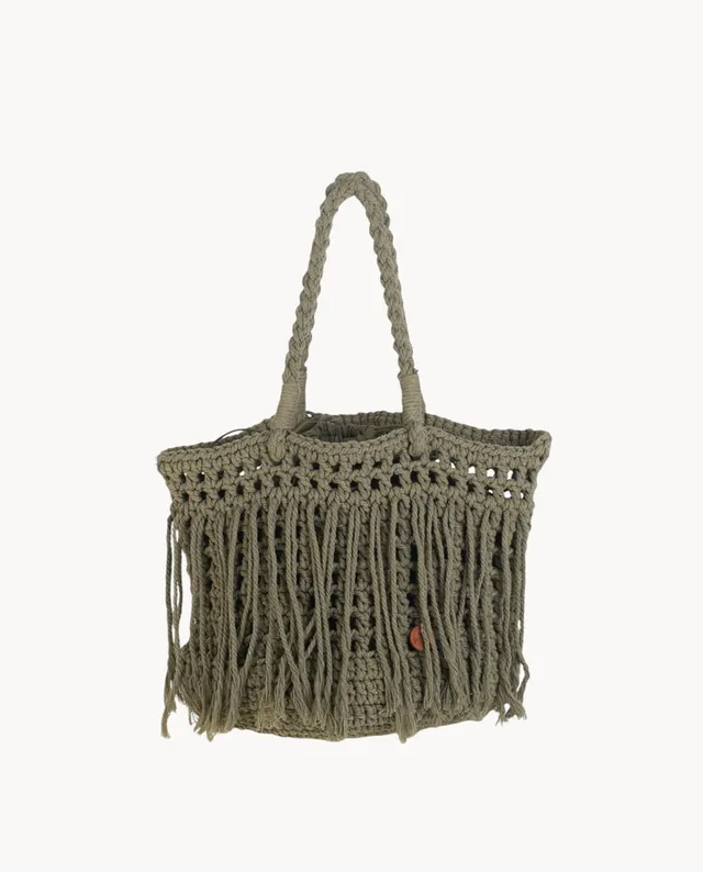 kbas-bolso-de-hombro-de-algod-n-con-cierre-tipo-saco-color-kaki image 1