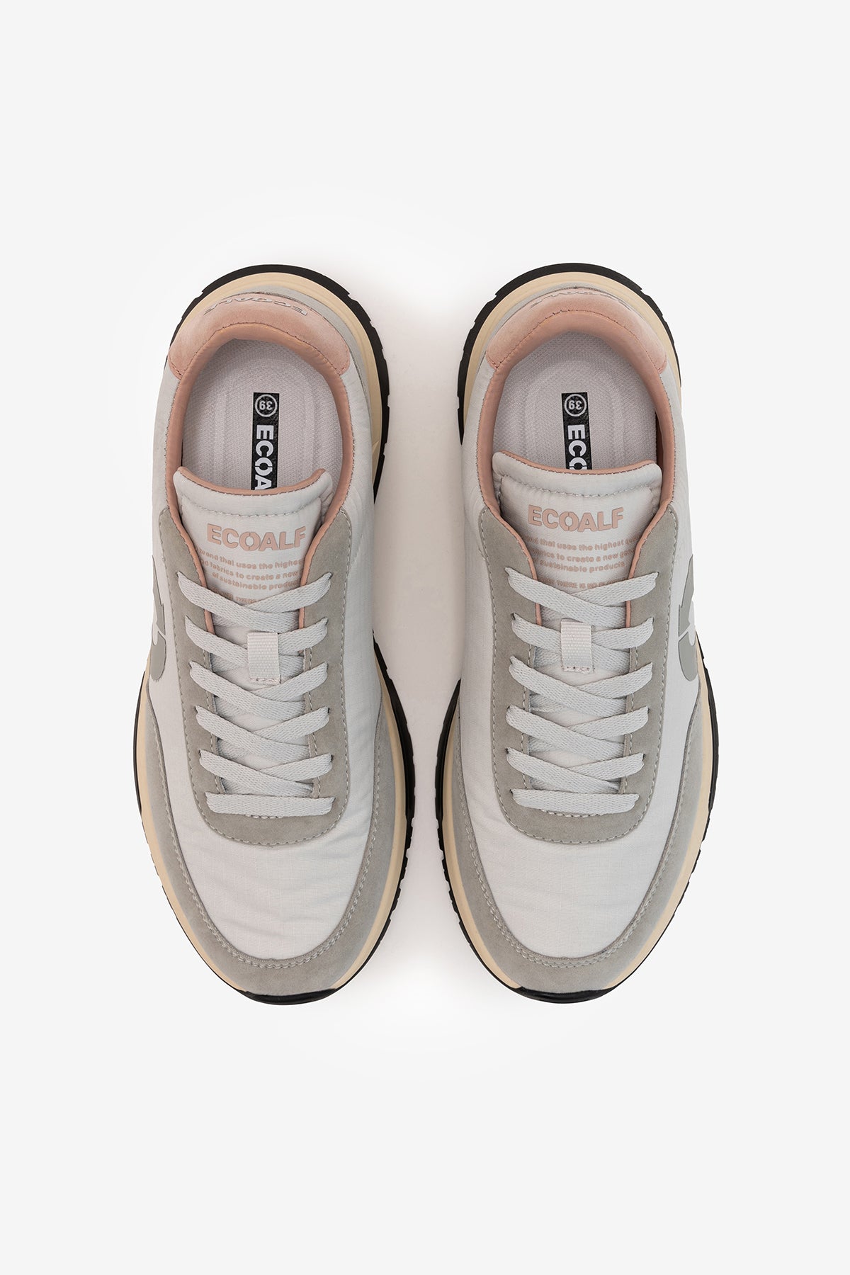 ecoalf-zapatilla-ventura-gris-de-mujer image 3