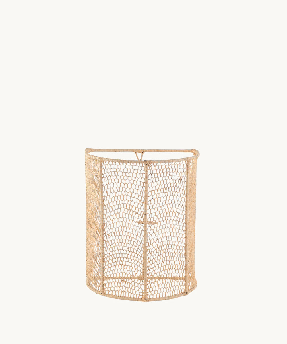 aplique-de-pared-de-rafia-natural-kbas-25x30-cm-luz-c-lida-y-estilo-r-stico image 1