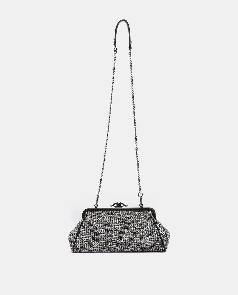 abbacino-clutch-de-fiesta-jaspeado-negro image 6